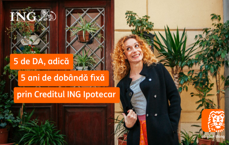 De ce să alegi un credit ipotecar cu rate fixe, pe o perioadă de 5 ani, de la ING